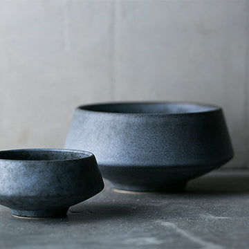 Bluestone Ceramic High Bowl