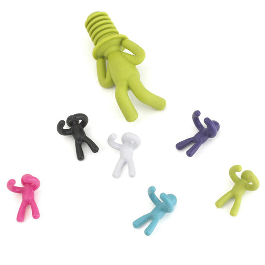 Fun Creative Man Wine Stoppers Set of 7